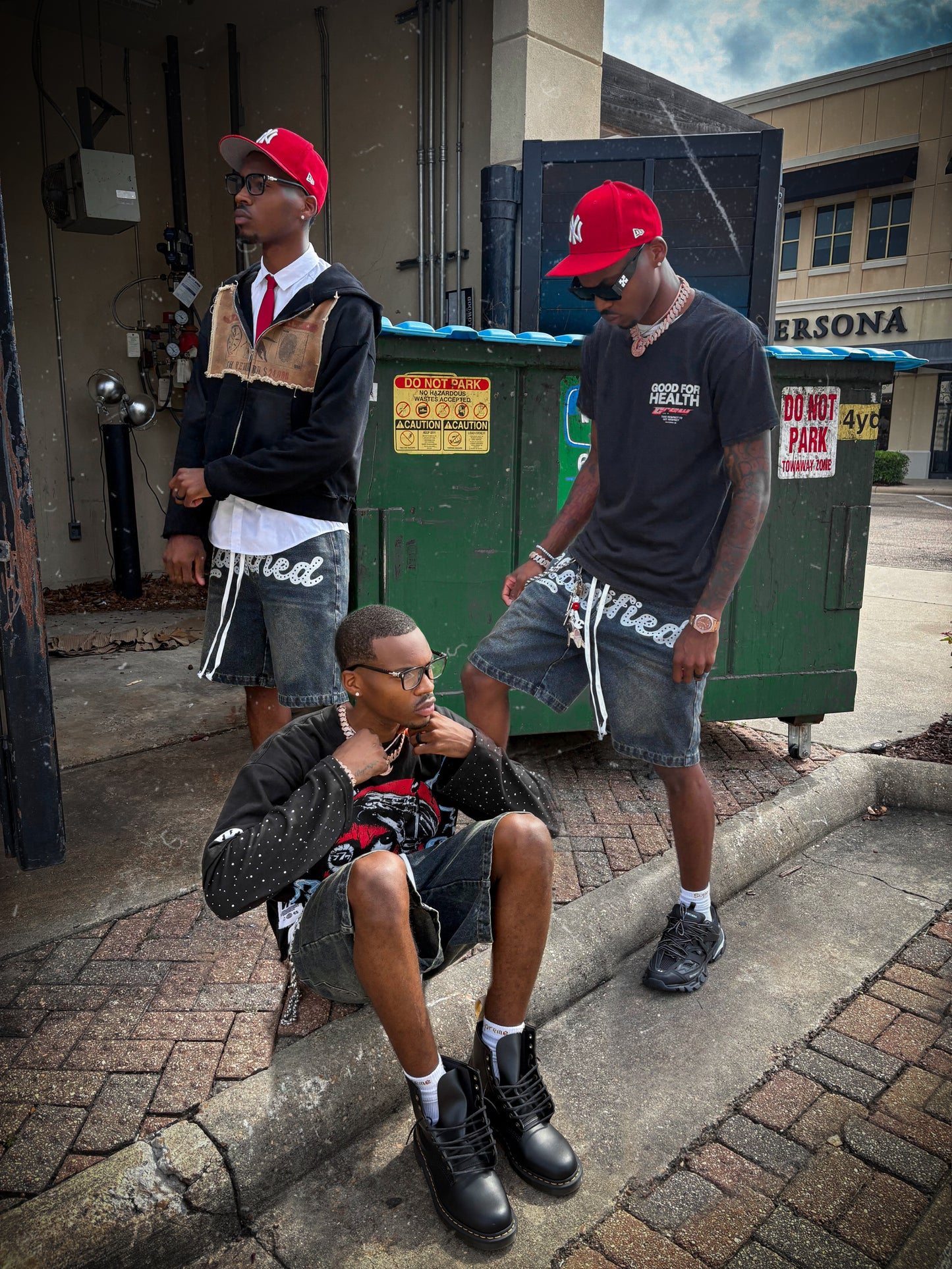 Classified Denim Shorts